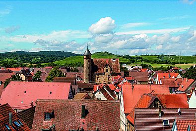 Ausfahrt nach Bönnigheim